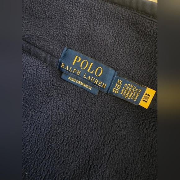 Mens Polo Ralph Lauren Colorblock Fleece Sz XL - Picture 5 of 6